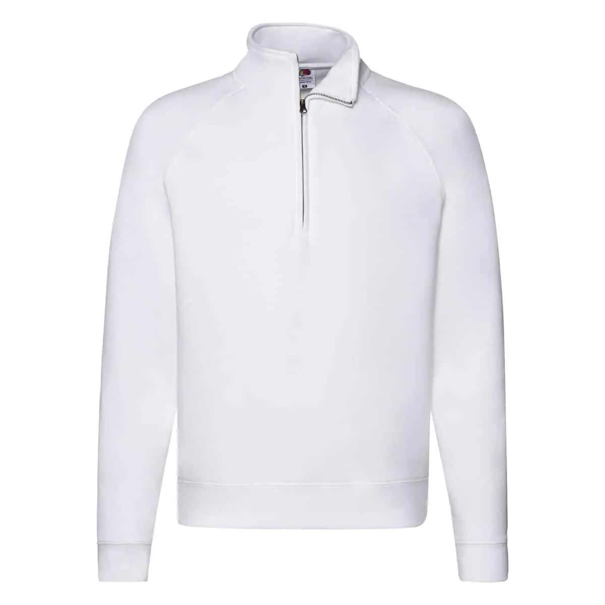 Premium Zip Neck Sweat Felpa Mezza Zip Fruit of Loom