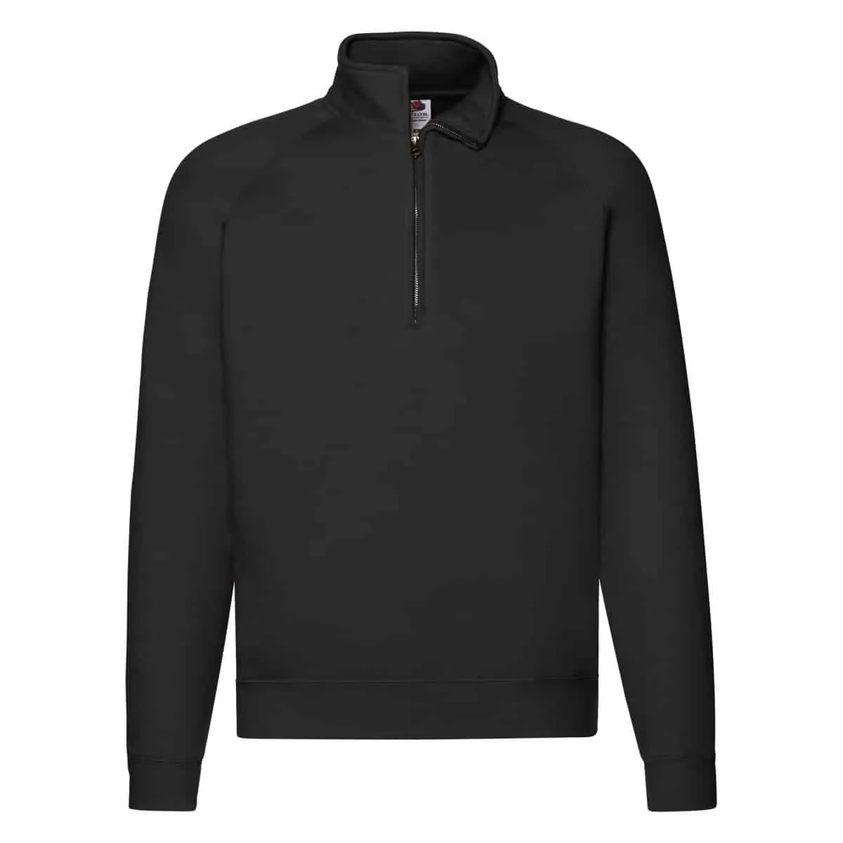 Premium Zip Neck Sweat Felpa Mezza Zip Fruit of Loom