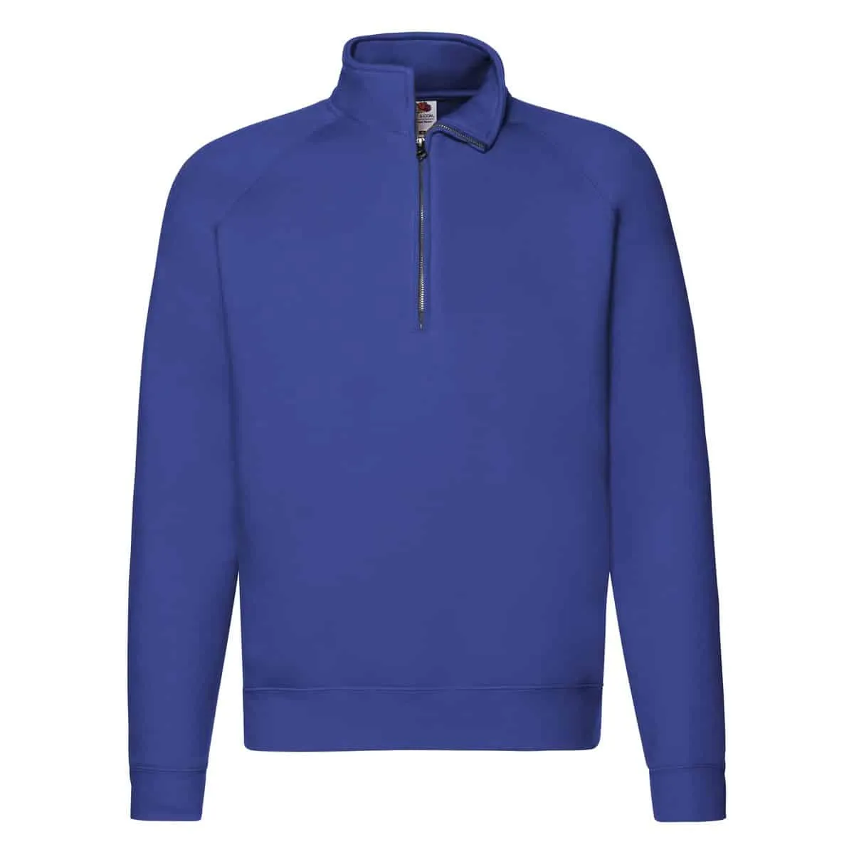 Premium Zip Neck Sweat Felpa Mezza Zip Fruit of Loom