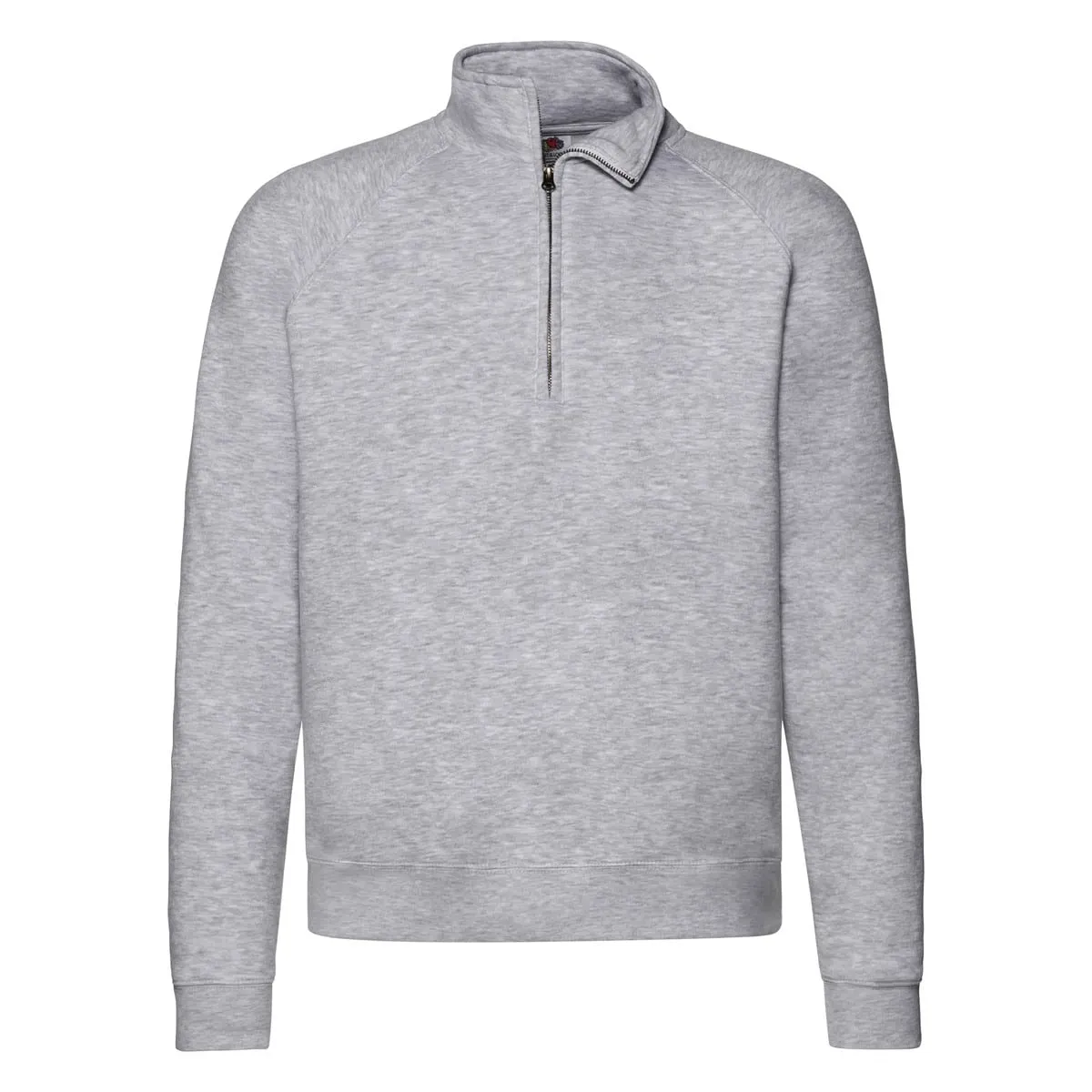 Premium Zip Neck Sweat Felpa Mezza Zip Fruit of Loom