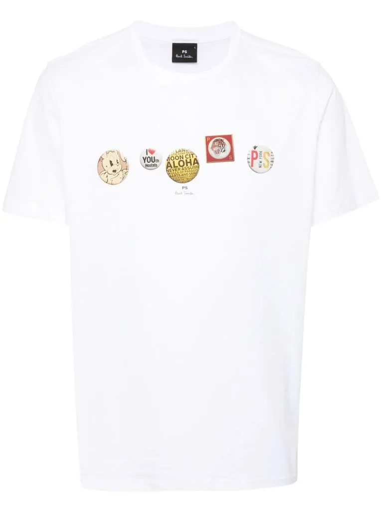 ps paul smith T-shirt dettaglio stampe