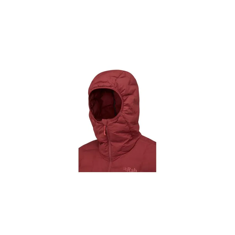 Rab Cubit Stretch Down Hooded Jacket (Oxblood Red) Uomo