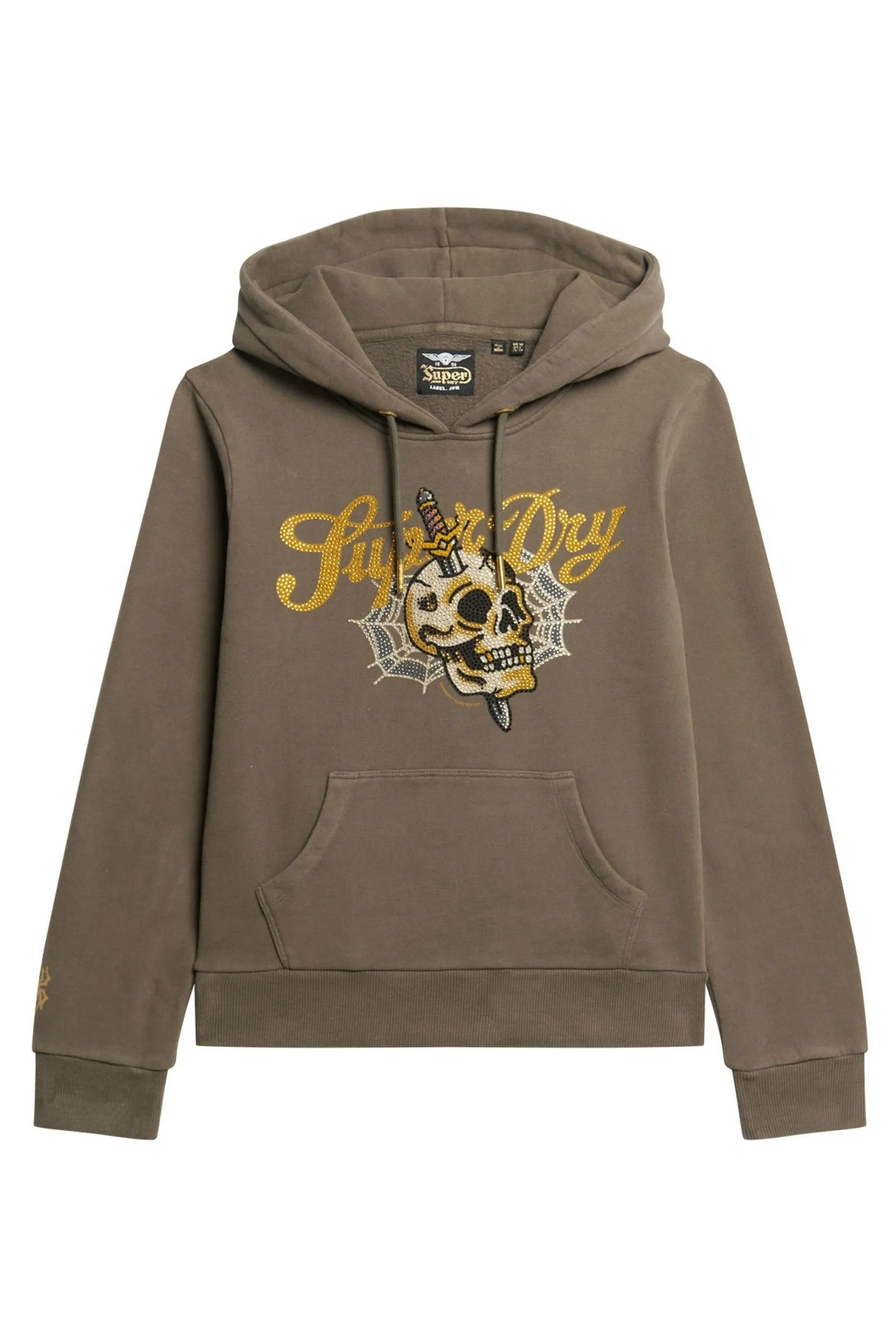 Superdry - Tattoo - Felpa con cappuccio e scritta    