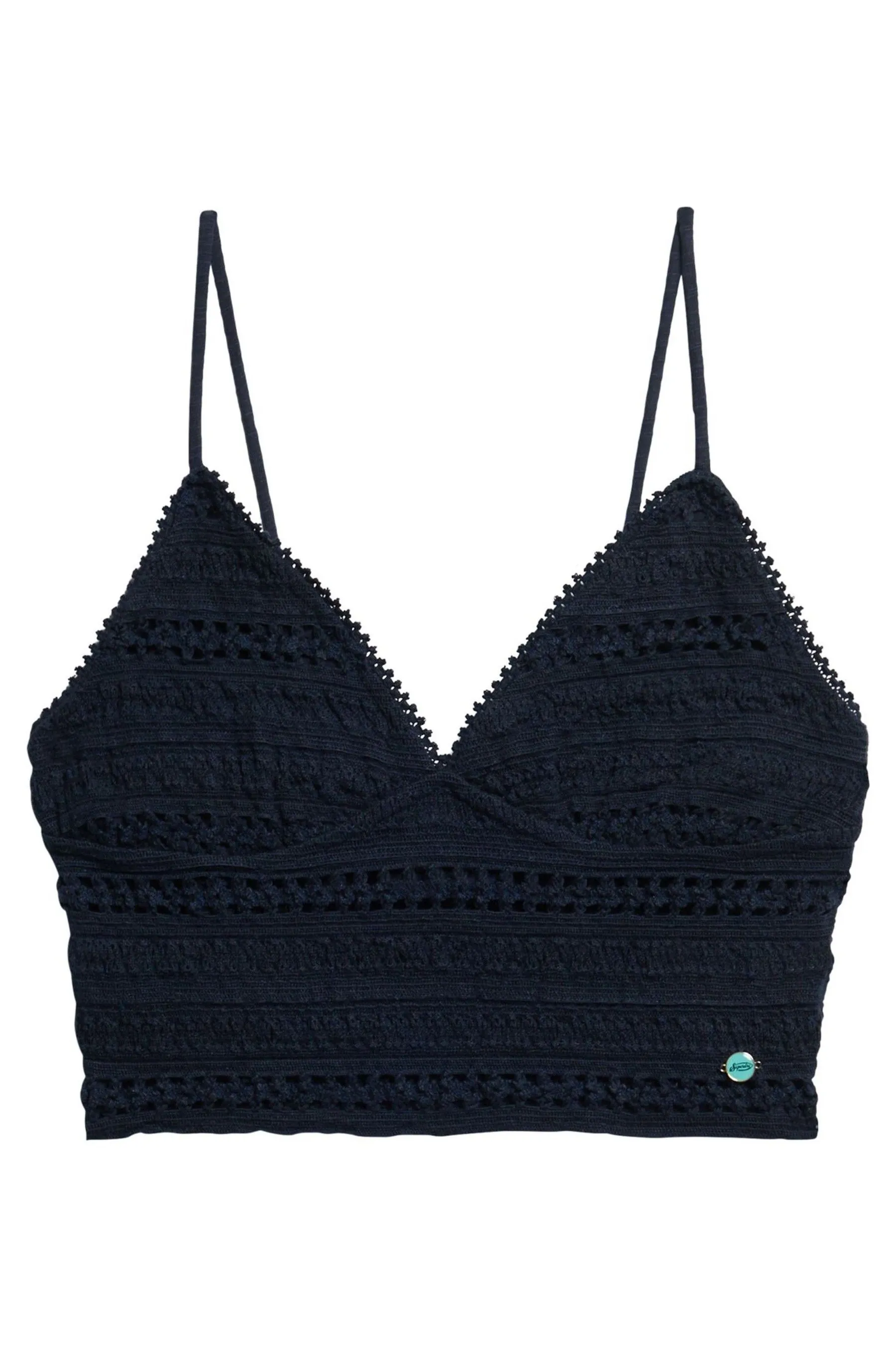 Superdry - Top Pizzo brassière in jersey