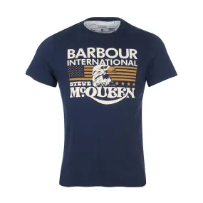 T-shirt Barbour International Eagle Blu Navy