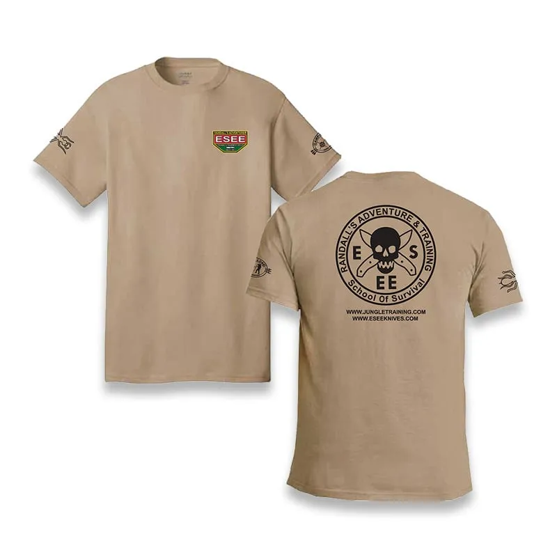 T-shirt ESEE Training, marrone, M