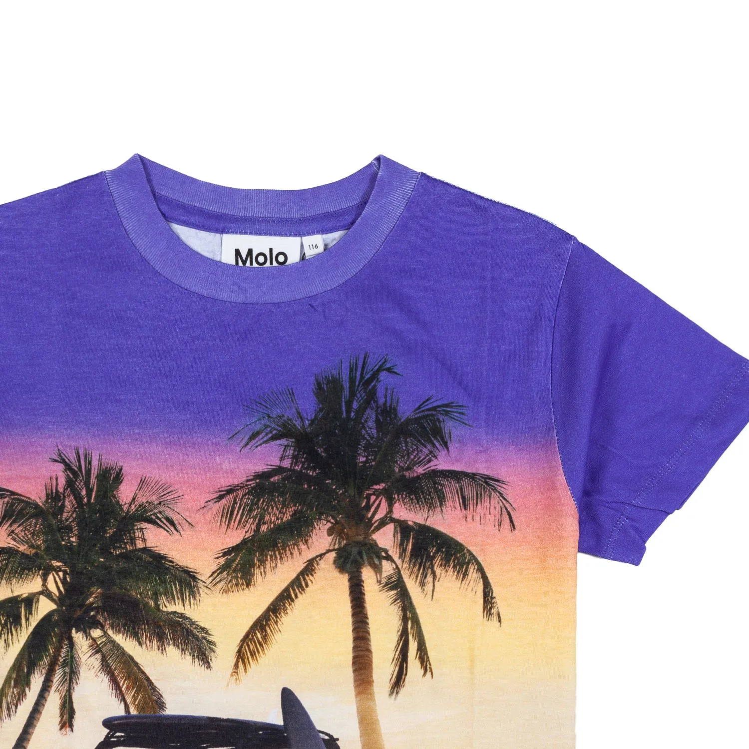 T-Shirt Unisex Evening Beach Viola