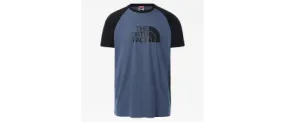 T-shirt Uomo THE NORTH FACE Raglan Easy Tee Blu Denim