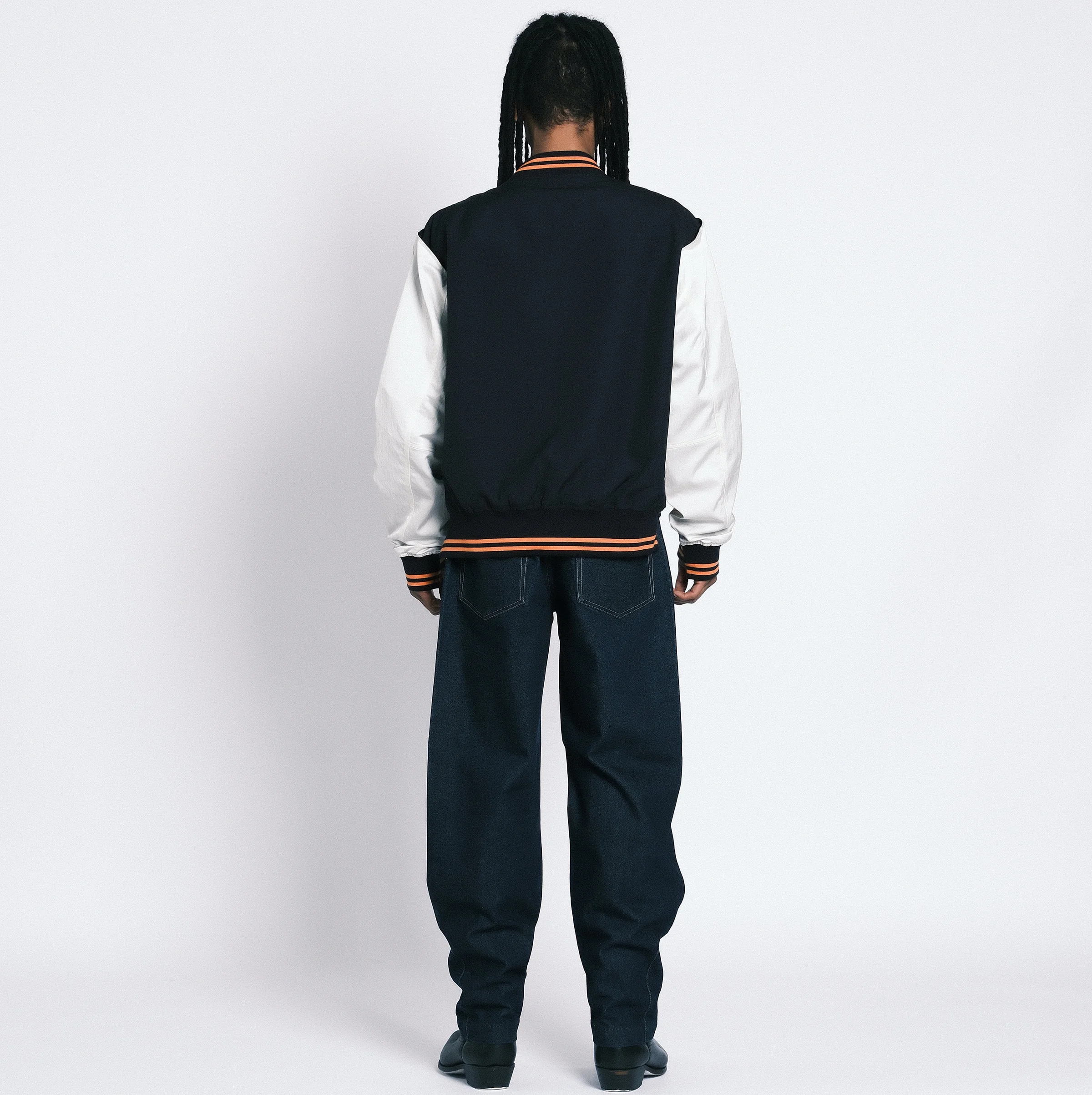 TANAKA Reversibile Varsity Bomber Jacket