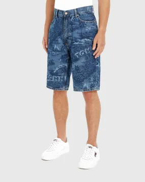 Tommy Hilfiger Pantaloncini Aiden Baggy Blu Uomo