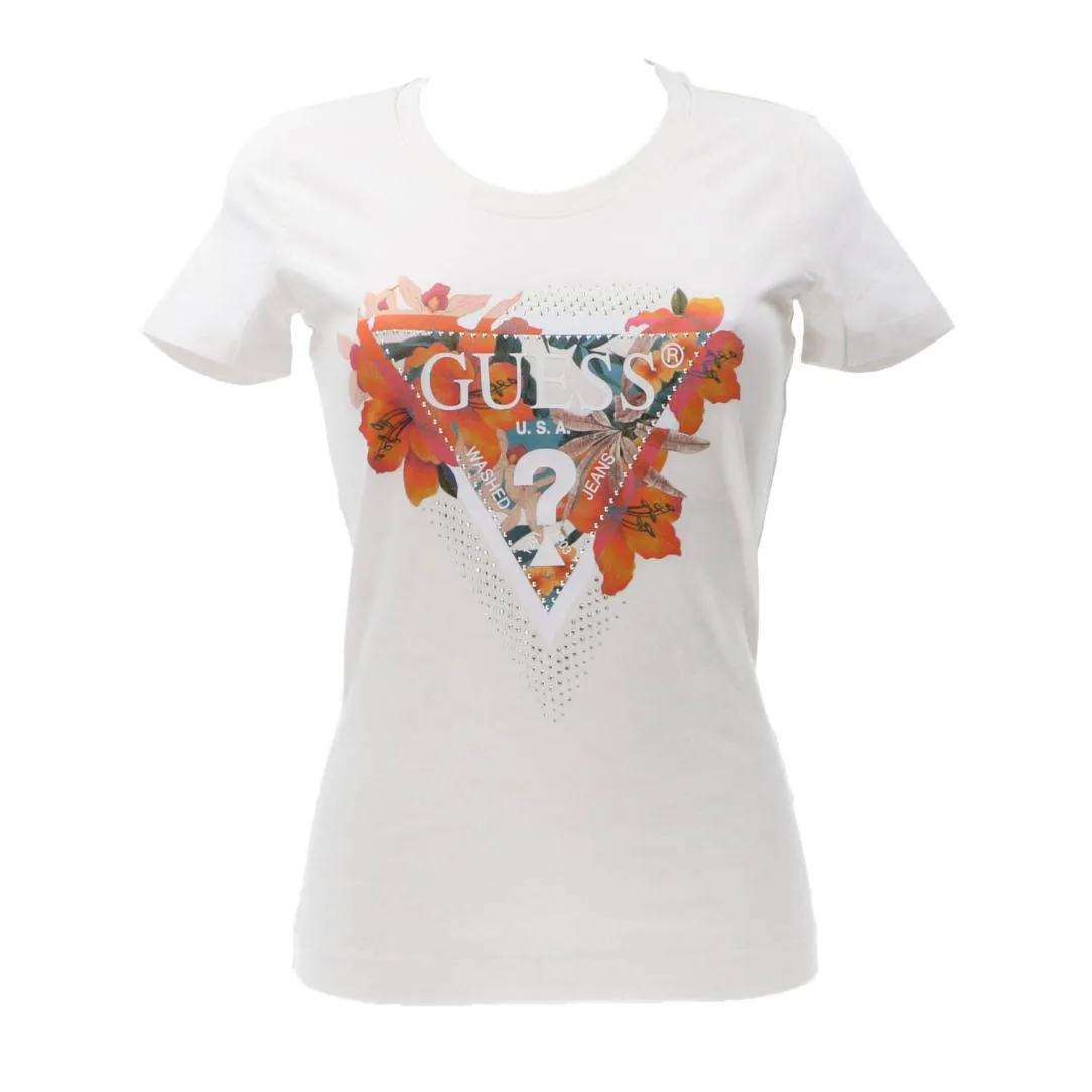 TROPICAL TRIANGLE TEE Bianco