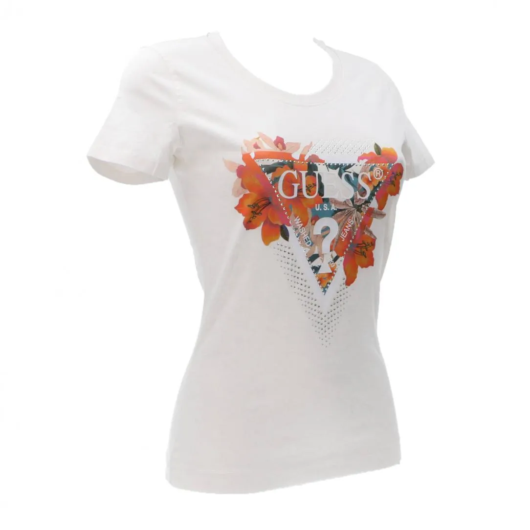 TROPICAL TRIANGLE TEE Bianco