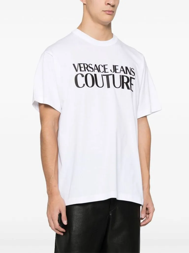 versace jeans couture T-shirt con logo