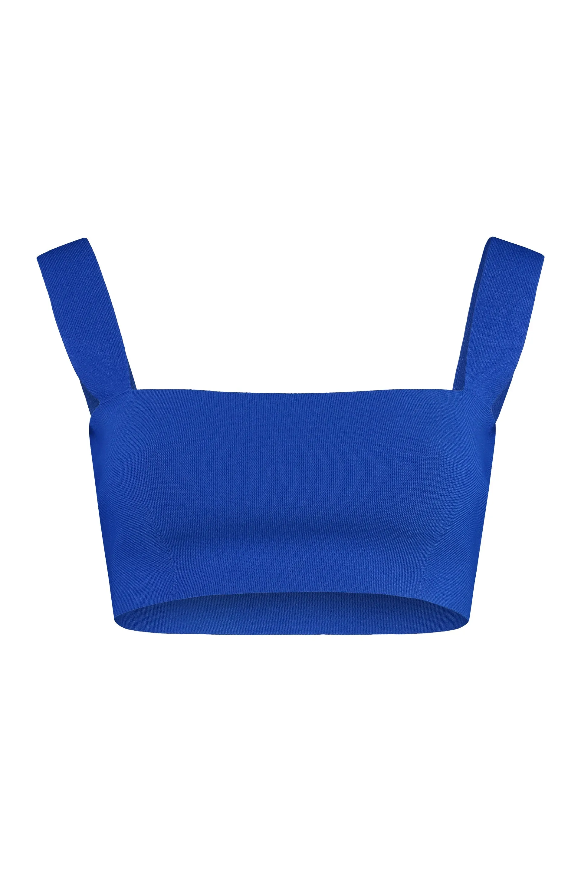 Victoria Beckham Crop top in maglia di viscosa